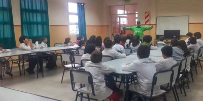 Charla de Educación y Seguridad Vual en la escuela N° 57