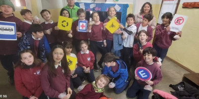 Charla sobre Seguridad Vial en la Escuela Bilingüe "Puerta del Sol" 