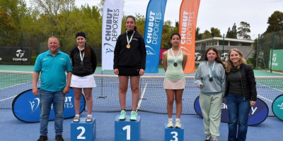 Clara Ossanna, Subcampeona Provincial de tenis en los Juegos Evita 2026.