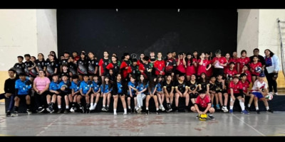 Encuentro de Vóley en la Escuela 57.