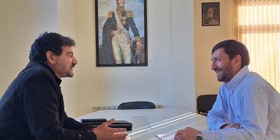 Ingram junto a Sergio Vittadinni.