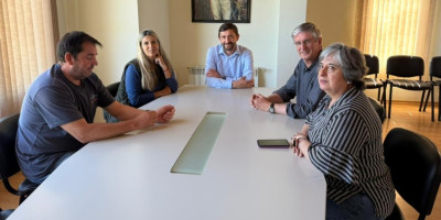 Ingram recibió a diputados Ongarato y Caminoa.