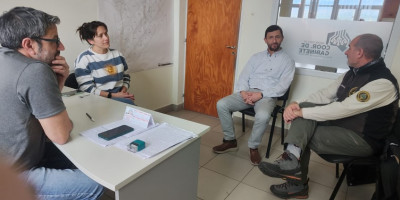 Ingram recibió al intendente del Parque Nacional Los Alerces.