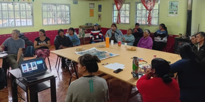 Nuevo taller participativo en Sierra Colorada por el cuidado del bosque.