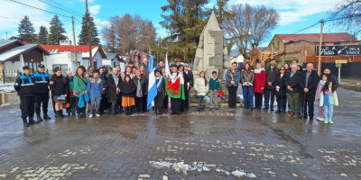 Trevelin conmemoró los 161 años de la llegada del Mimosa a las costas del Chubut.