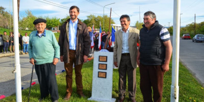 Trevelin inauguró la Plazoleta Carreros de Futaleufú.