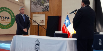 Trevelin presente en la asunción del nuevo Alcalde de Futelaufú.
