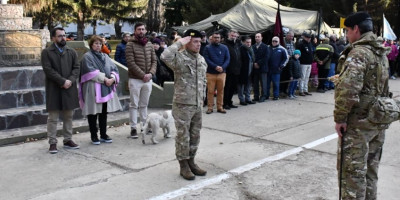 Trevelin presente en un nuevo aniversario del Ejército.