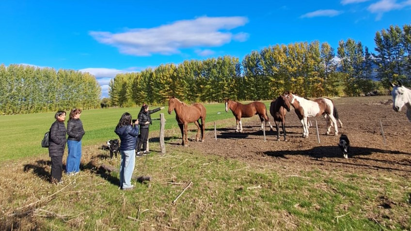 Casa Blanca. Naturaleza, actividad ecuestre y producción en Trevelin.