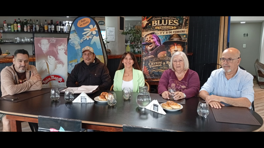 Presentación del 2° Festival Internacional de Blues - Trevelin.