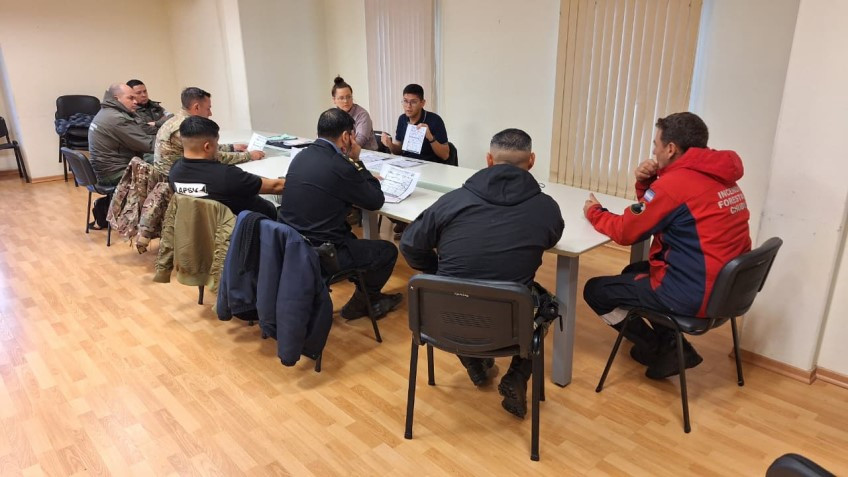 Reunión operativa de seguridad por el tradicional acto del 25 de Noviembre en Trevelin.