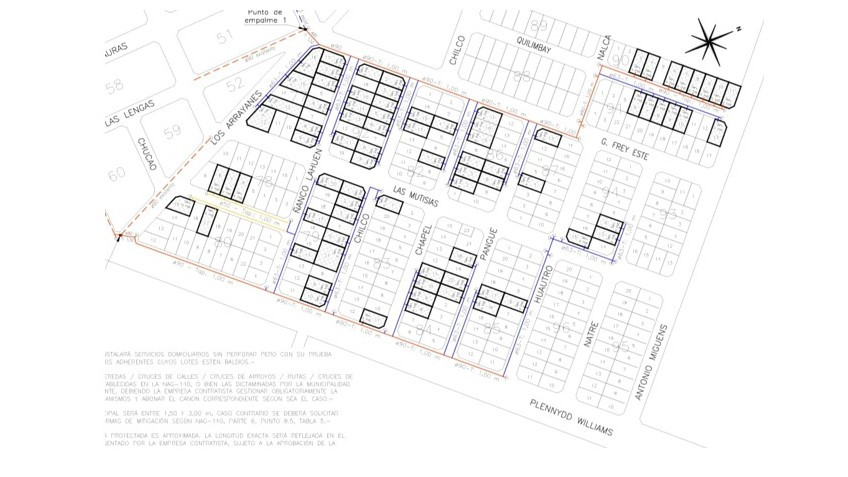 80 familias de Trevelin acceden al servicio de gas natural.