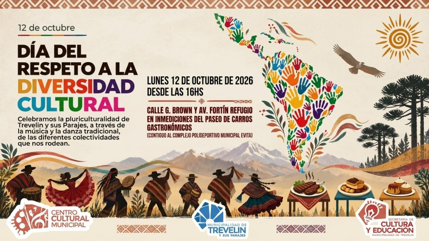 Trevelin celebra la pluriculturalidad a través de la música y la danza.