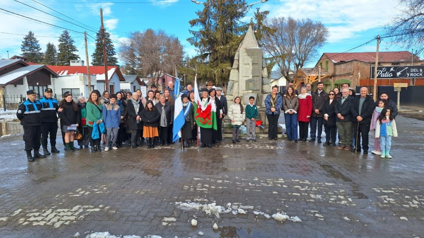 Trevelin conmemoró los 161 años de la llegada del Mimosa a las costas del Chubut.