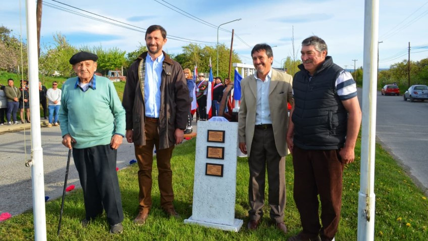 Trevelin inauguró la Plazoleta Carreros de Futaleufú.