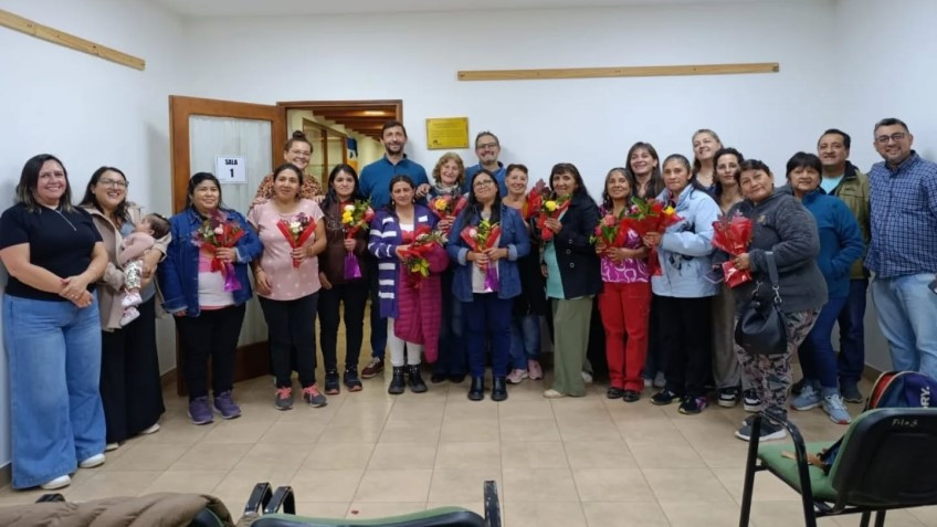 Trevelin inauguró la Sala de las Trabajadoras de Casas Particulares en el Centro Cultural.