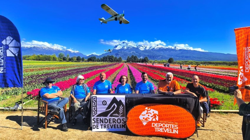 Trevelin presentó la tercera edición de Senderos, una carrera solidaria para ayudar a comprar una ambulancia.