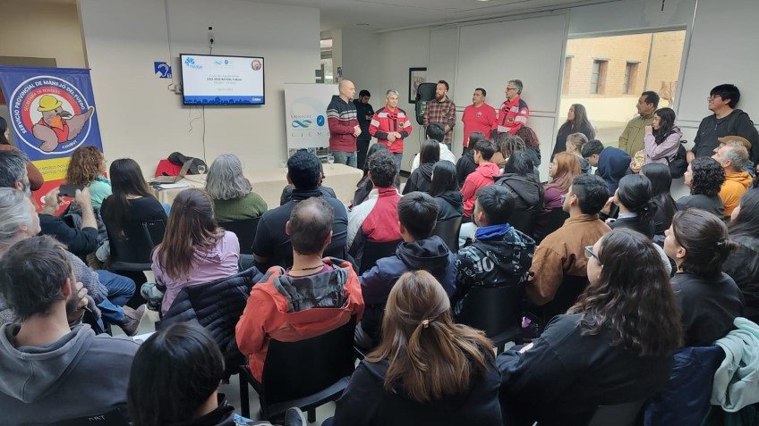 Trevelin realizó la primera charla sobre manejo responsable de quemas.