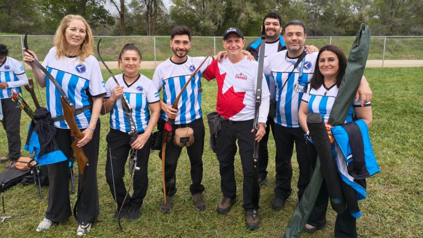 Trevelin hizo historia en el Mundial de Tiro con Arco 3D.