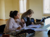 Entrega de herramientas a la Junta de Aldea Escolar.