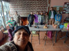 Los Cipreses. El intendente Héctor Ingram visitó el taller de alfarería.