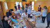 Reunión de trabajo y planificación en el Taller de Fieltro del Barrio Malvinas.